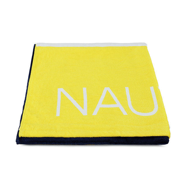 Toalla de playa Nautica 100% Algodón 160x80 diseño tricolor