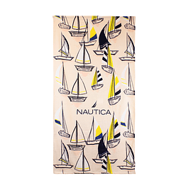 Toalla de playa 100% Algodón 160x80 diseño barcos Nautica