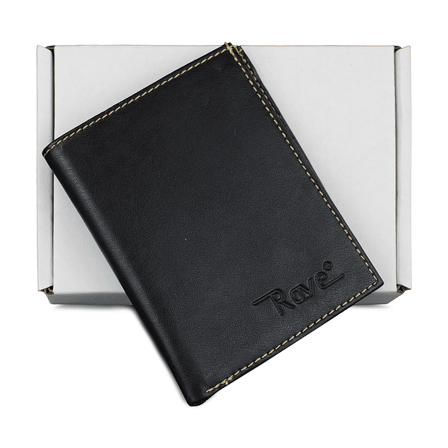 Billetera de hombre Rave negra Kubayoff