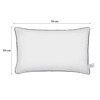 Almohada Nautica Queen 50x76cm Hipoalergénica Suave