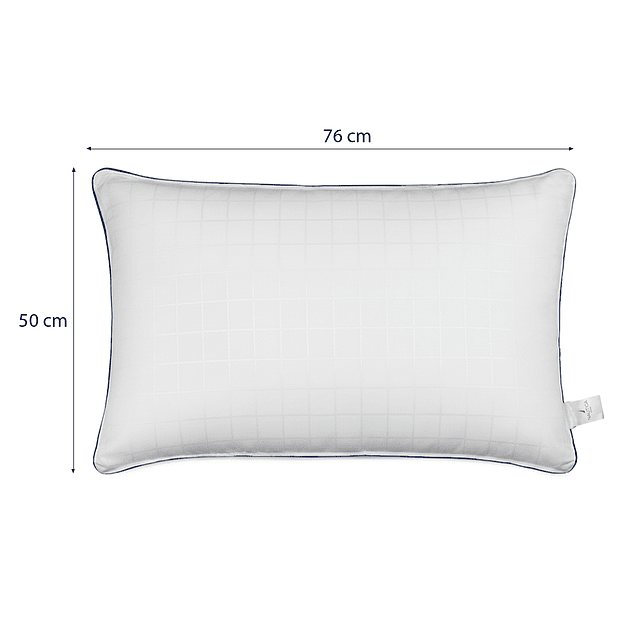 Almohada Nautica Queen 50x76cm Hipoalergénica - Sensación Media