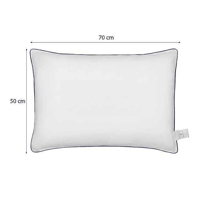 Almohada Nautica Estándar 50x70cm Hipoalergénica - Suave