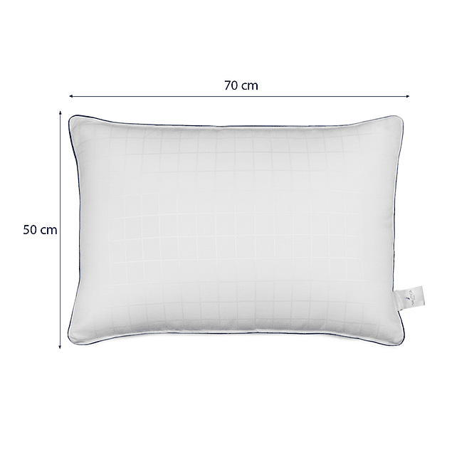 Almohada Nautica Estándar 50x70cm Hipoalergénica - Firme