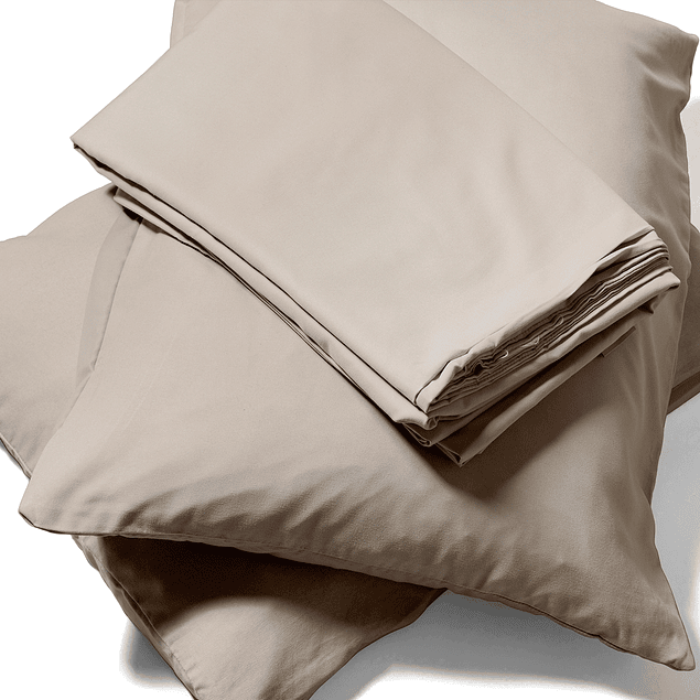 Juego de sábanas Nautica 4 piezas microfibra king beige