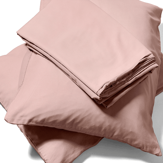 Juego de sábanas Nautica 4 piezas microfibra king rosado