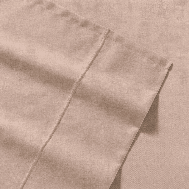 Juego de sábanas Nautica 4 piezas microfibra king café claro