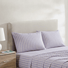 Juego de sábanas Nautica 4 piezas microfibra king lineas celeste