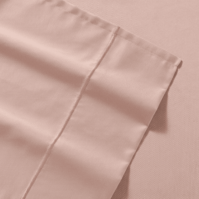 Juego de sábanas Nautica 4 piezas microfibra 2 plazas rosado