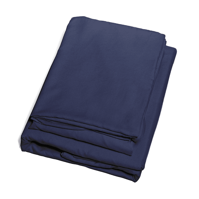 Juego de sábanas Nautica 4 piezas microfibra 2 plazas azul marino