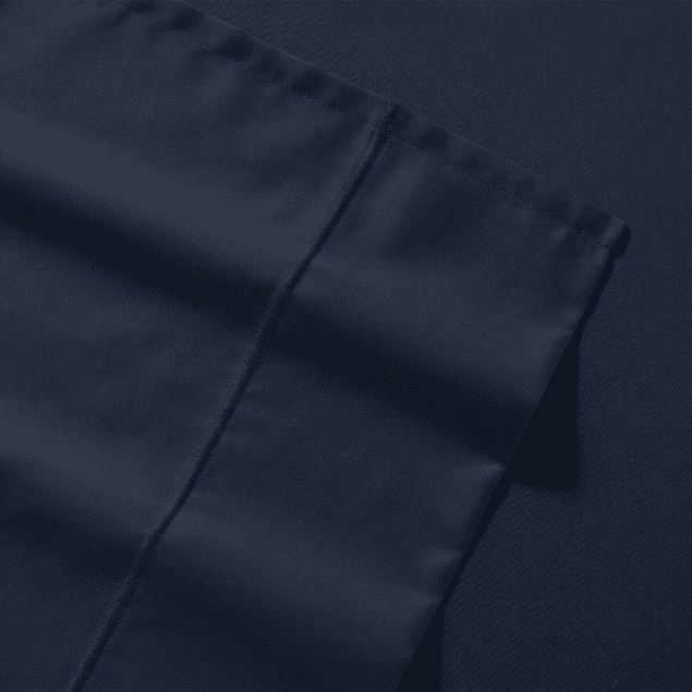 Juego de sábanas Nautica 4 piezas microfibra 2 plazas azul marino