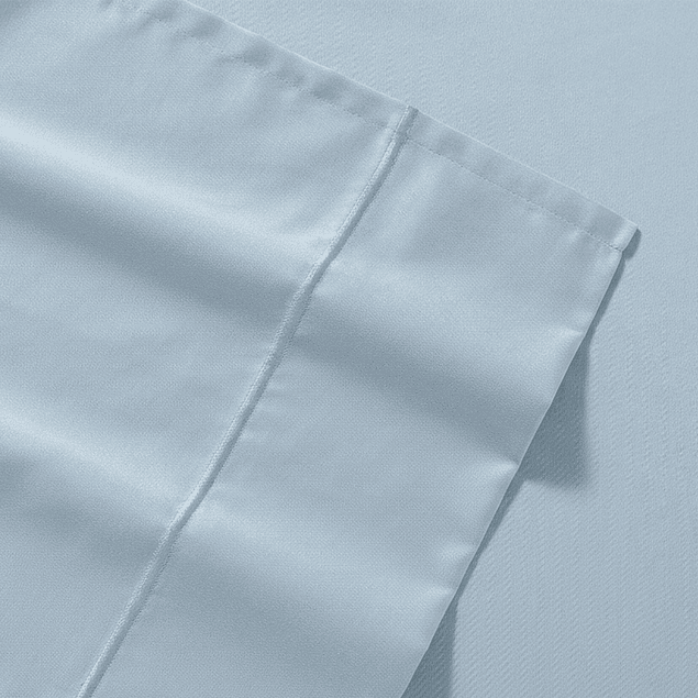 Juego de sábanas Nautica 3piezas microfibra 1,5 plazas celeste