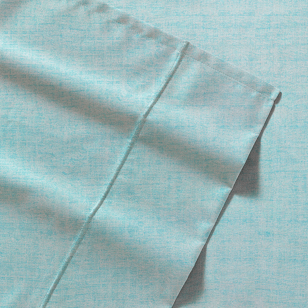 Juego de Sábanas Nautica 3piezas microfibra 1,5 Plazas tonos celeste