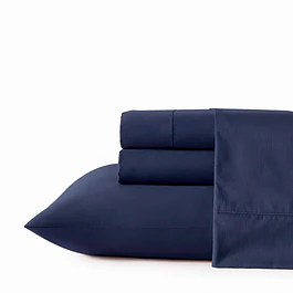 Juego de sábanas Nautica 3piezas microfibra 1,5 plazas azul marino