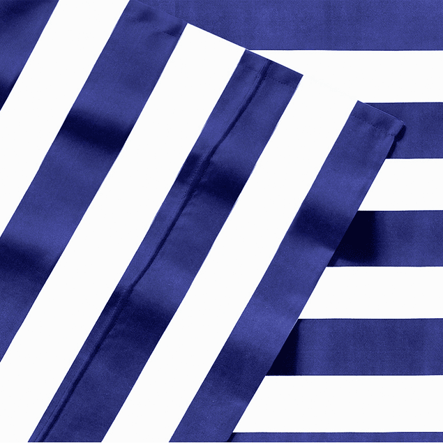 Juego de sábanas Nautica 4 piezas microfibra king diseño azul rey