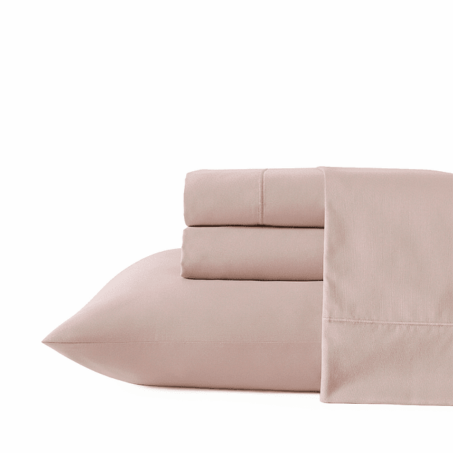 Juego de sábanas Nautica 4 piezas microfibra king café