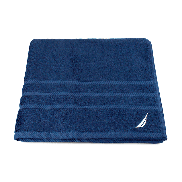 Toalla de Baño Cuerpo Nautica Home 100% algodón 76x137cm azul marino