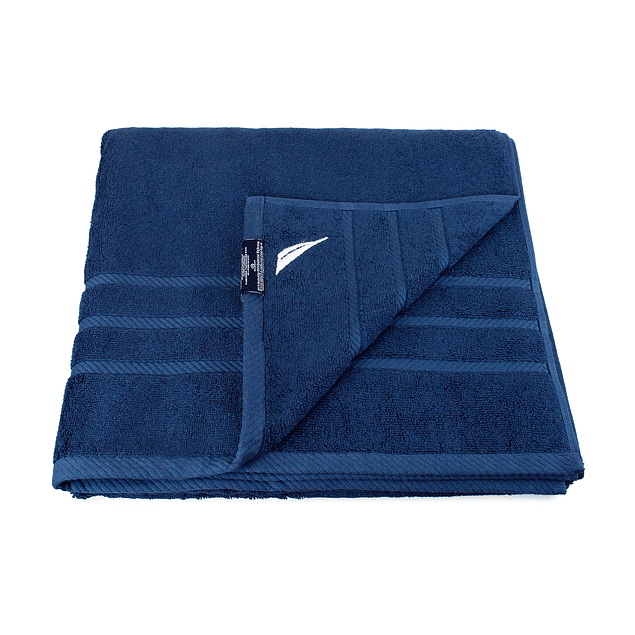 Toalla de Baño Cuerpo Nautica Home 100% algodón 76x137cm azul marino