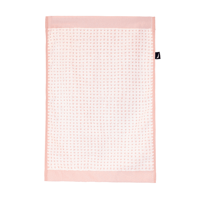 Pack 2 Toallas Algodón Rostro y Manos MARA Nautica Home blanca-rosa