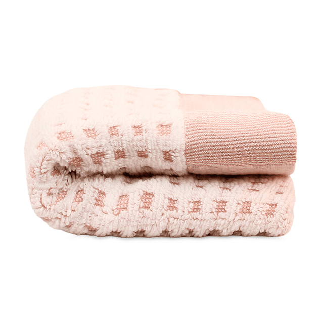 Toalla de cara MARA Nautica Home 30x50cm blanca-rosada