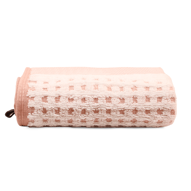 Toalla de cara MARA Nautica Home 30x50cm blanca-rosada