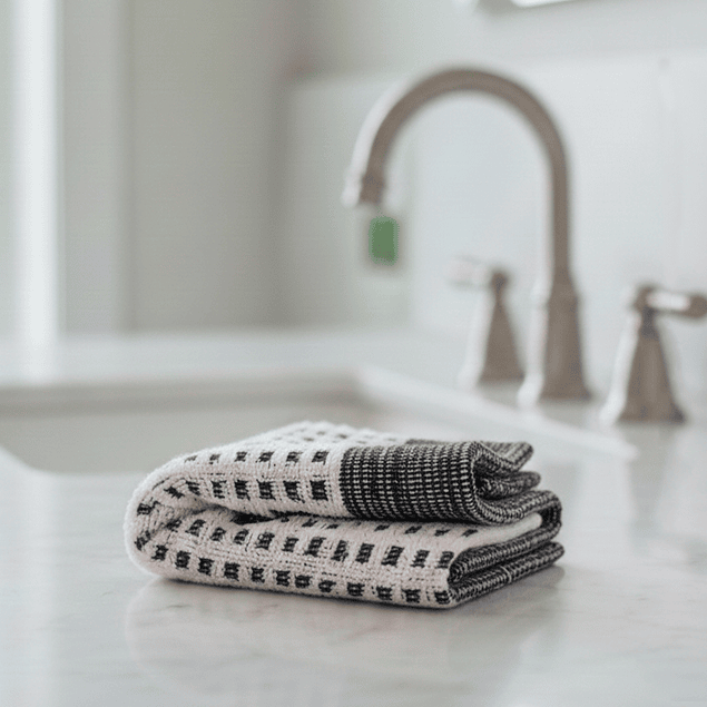 Toalla de manos MARA Nautica Home 40x60 blanca-negra