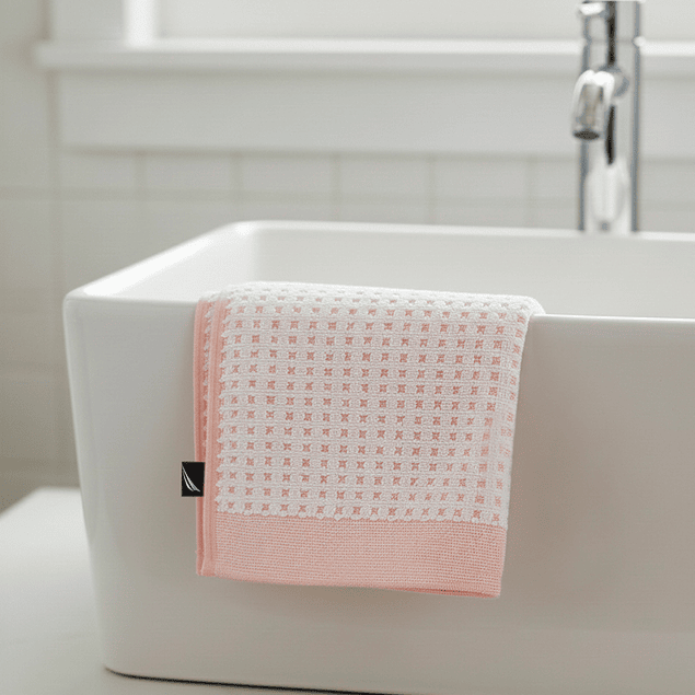 Toalla de manos MARA Nautica Home 40x60 blanca-rosada