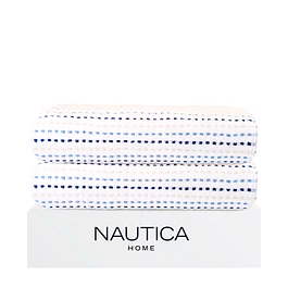 Pack 2 Toallas de Baño Stripe Nautica Home 100% algodón76x137cm blanca