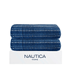 Pack 2 Toallas de Baño Stripe Nautica Home 100% algodón76x137cm azul