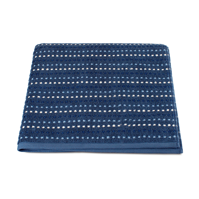 Pack 2 Toallas de Baño Stripe Nautica Home 100% algodón76x137cm azul