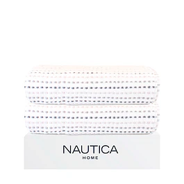 Pack 2 Toallas de Baño Stripe Nautica Home 100% algodón76x137cm white