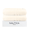 Pack 2 Toallas de Baño Nautica Home 100% algodón 76x137cm beige