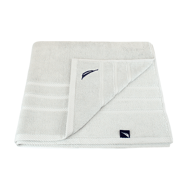 Pack 2 Toallas de Baño Nautica Home 100% algodón 76x137cm gris claro
