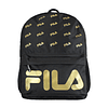 Mochila Fila Urbanix 16lts negro-dorado