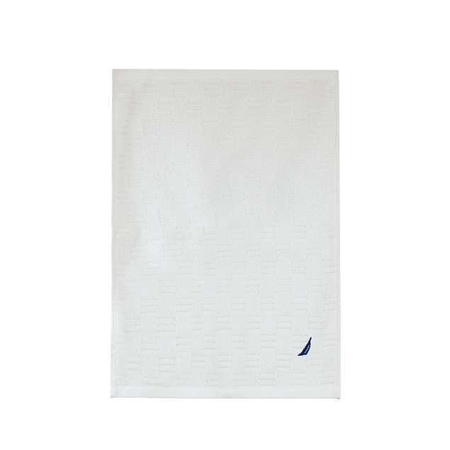 Toalla de manos SAVOY Nautica 100% algodón ultra suave 40x60cm blanca
