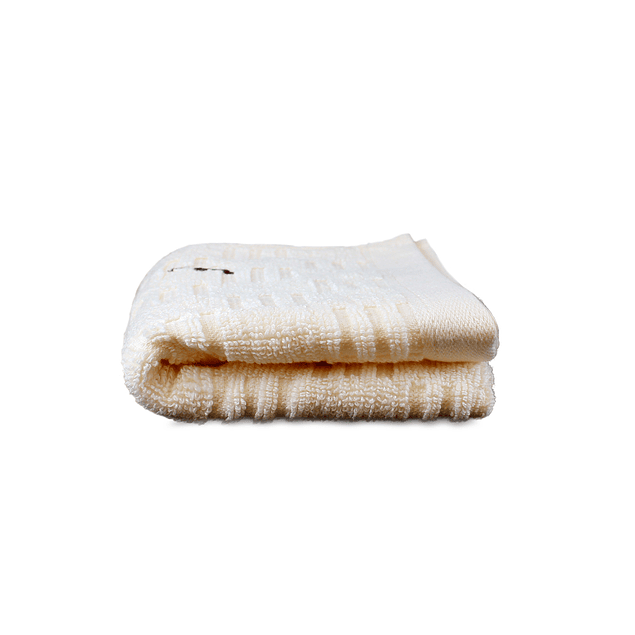 Toalla de cara SAVOY Nautica 100% algodón 30x50cm hipoalergénica crema