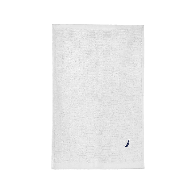 Toalla de cara SAVOY Nautica 100% algodón 30x50cm hipoalergénica blanca
