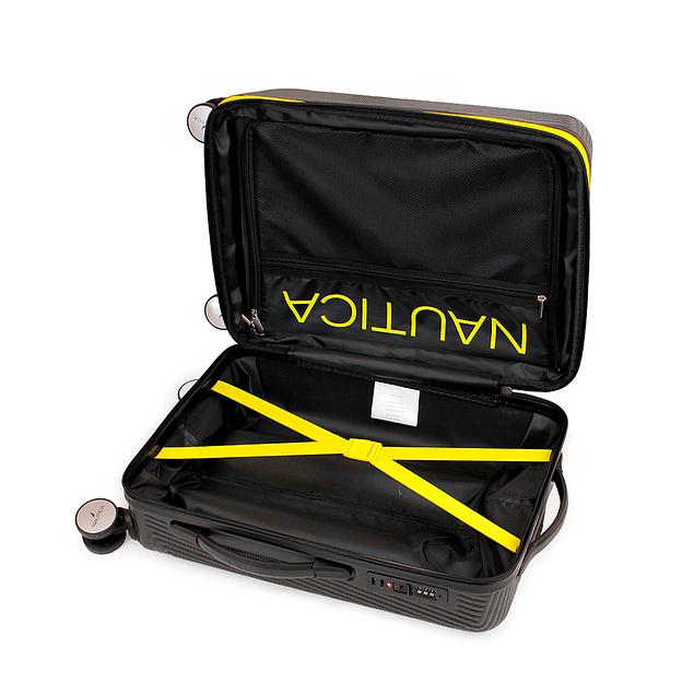 Maleta de cabina Nautica S 10kg Bahamas negra