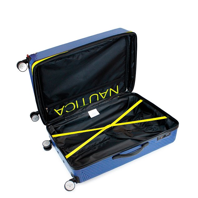 Pack 2 maletas Nautica S+M Bahamas 10kg y 20kg azul