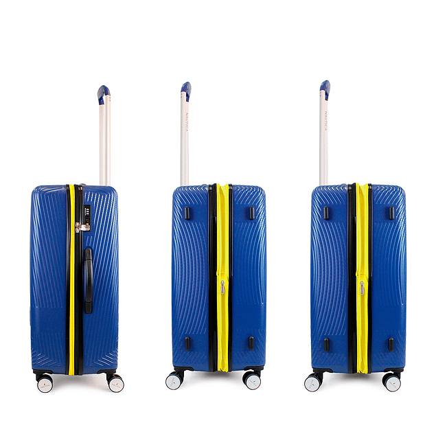 Pack 2 maletas Nautica S+M Bahamas 10kg y 20kg azul