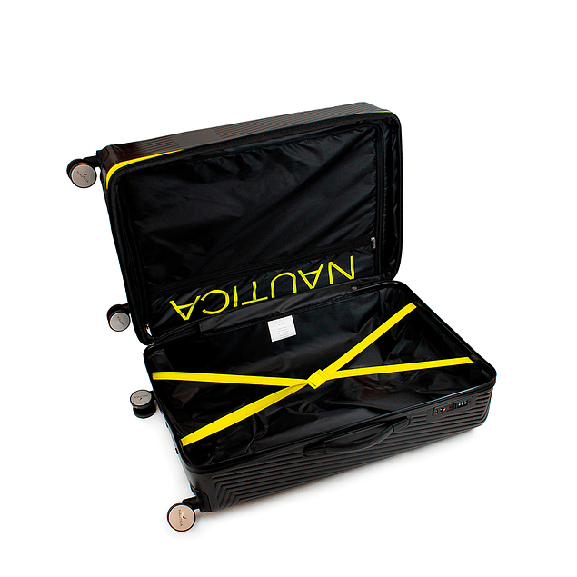 Pack 2 maletas Nautica S+M Bahamas 10kg y 20kg negra