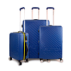 Set de 3 maletas S+M+Nautica Bahamas azul