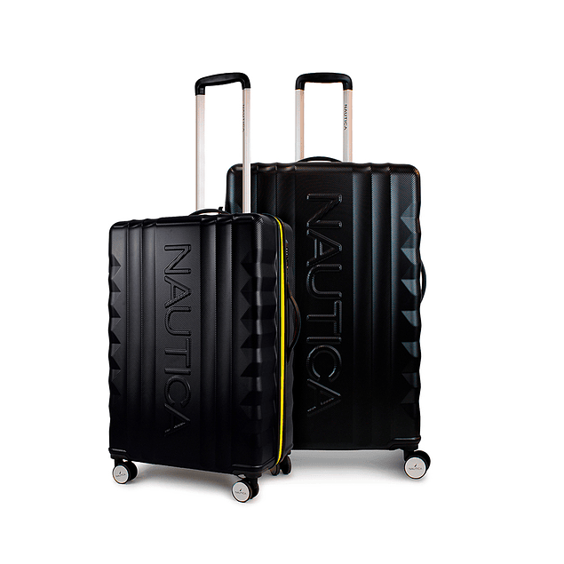 Pack 2 maletas Nautica M+L Polonia 20kg y 23kg negra