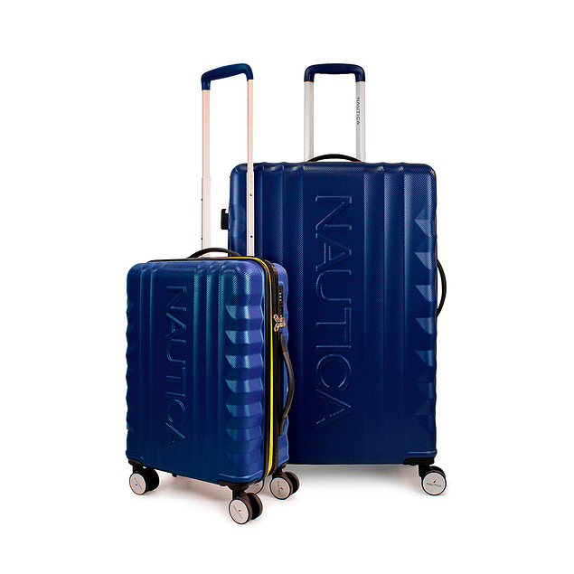 Pack 2 maletas Nautica S+L Polonia 10kg y 23kg azul
