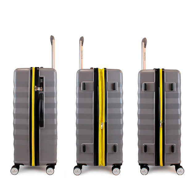 Pack 2 maletas Nautica S+L Polonia 10kg y 23kg gris