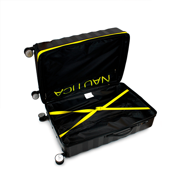 Pack 2 maletas Nautica S+L Polonia 10kg y 23kg negra