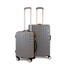 Pack 2 maletas Nautica S+M Polonia 10kg y 20kg gris