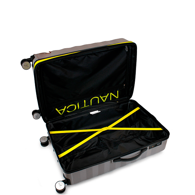Pack 2 maletas Nautica S+M Polonia 10kg y 20kg gris