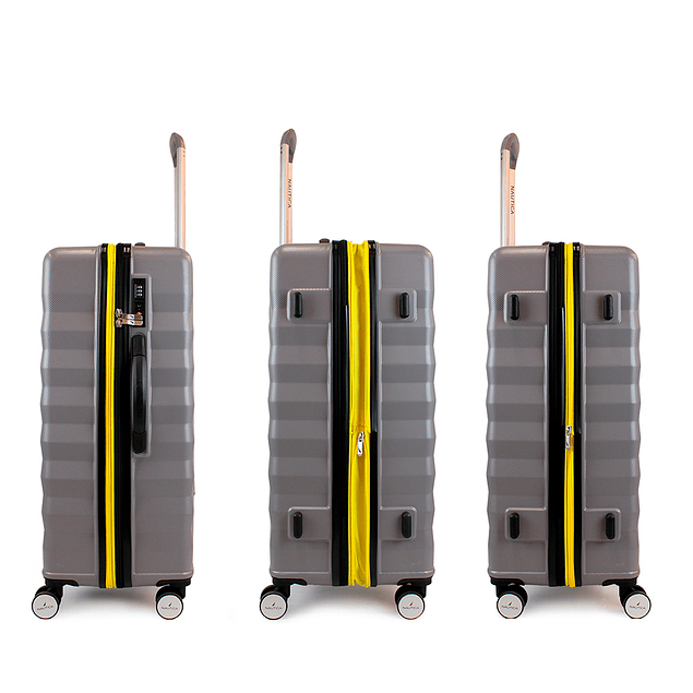 Pack 2 maletas Nautica S+M Polonia 10kg y 20kg gris