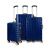 Set de 3 maletas S+M+Nautica Polonia azul
