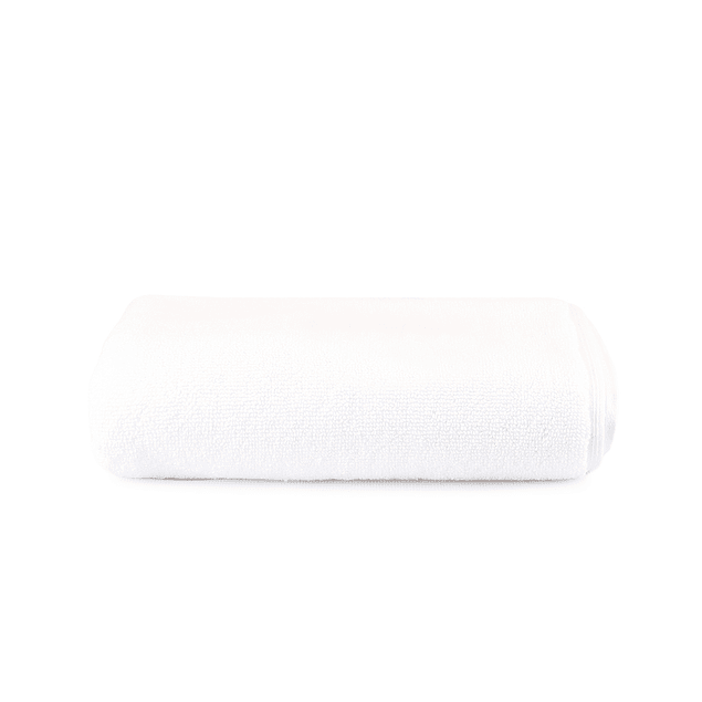 Toalla para manos Nautica 100% algodón textura esponjosa blanca-azul